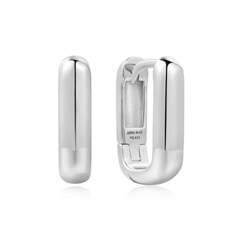 

ANIA HAIE Silver Dome Oval 925 Silver Ring Earrings E061-11H single type