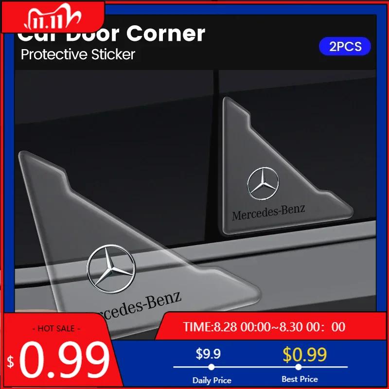 GLC GLB 2ks Samolepky na ochranu rohů dveří auta pro Mercedes Benz AMG W212 W190 C300 W220 W176 W168 W108 Příslušenství pro auto