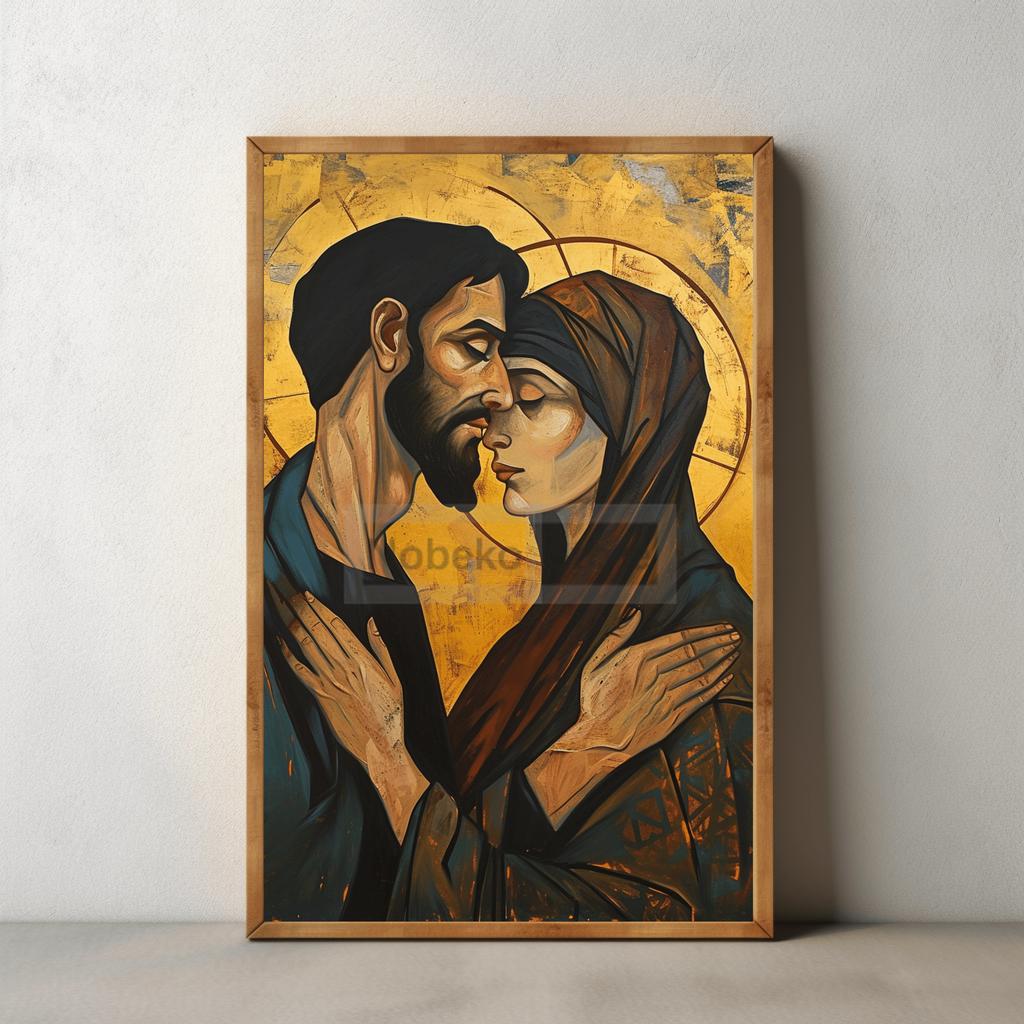 Religious Byzantine Catholic Art Prints Modern Christian Posters Gospel Figure Illustration Canvas Painting Pictures Home Decor