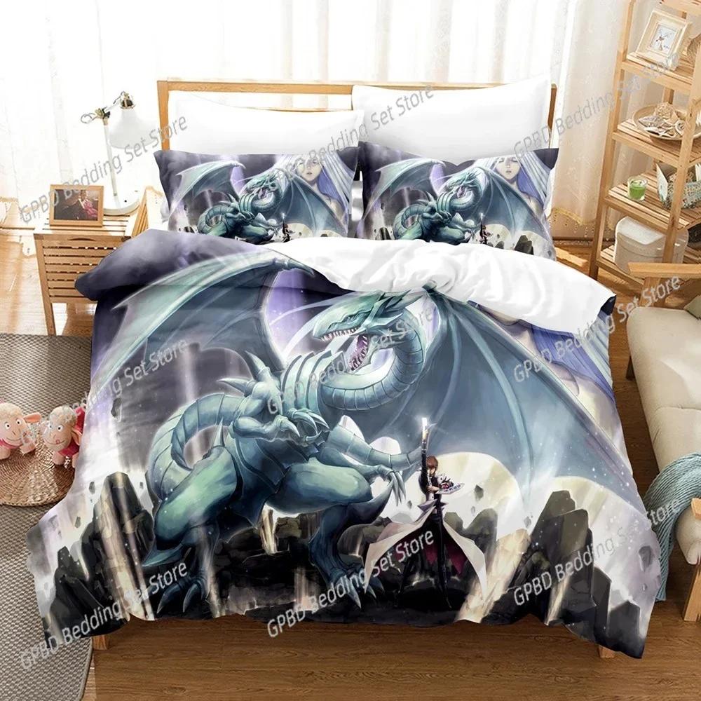 Fashion 3D The Yu Gi Oh 3D Duvet Cover Bedding Set Comforter Linen Pillowcases Home Decor Single Double Twin King Queen
