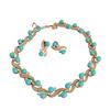 Vintage Turquoise Silver Needle Earrings: Luxurious, Retro, and Versatile Accessories for Women