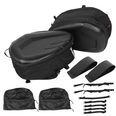 2 STuks Motor Zadelzak Waterdicht Zijstoel Helm Bagage 58L voor Reizen Fietsen Motocross Kamperen