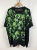 Unisex Shirt Cotton Oversize Large Size 2001 Vintage Liquid Blue Green Skull Pile Travis Style   XXL