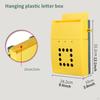 Wall Mount Mailbox Hanging Letterbox Opinion Box Mail Outdoor for House,