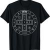 New Limited Religious Catholic St Benedict Medal Christian T Shirt