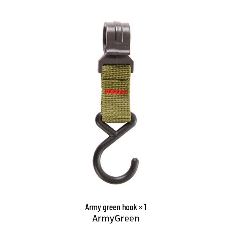 Kepulide Military Green Aluminum Camping Tripod Clothes Rack