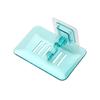 1PC Transparent Drain Soap Holder No Punch Paste Wall Mounted Shower Toilet Suitable For Plastic  Box Cute Soap Dish Superbox