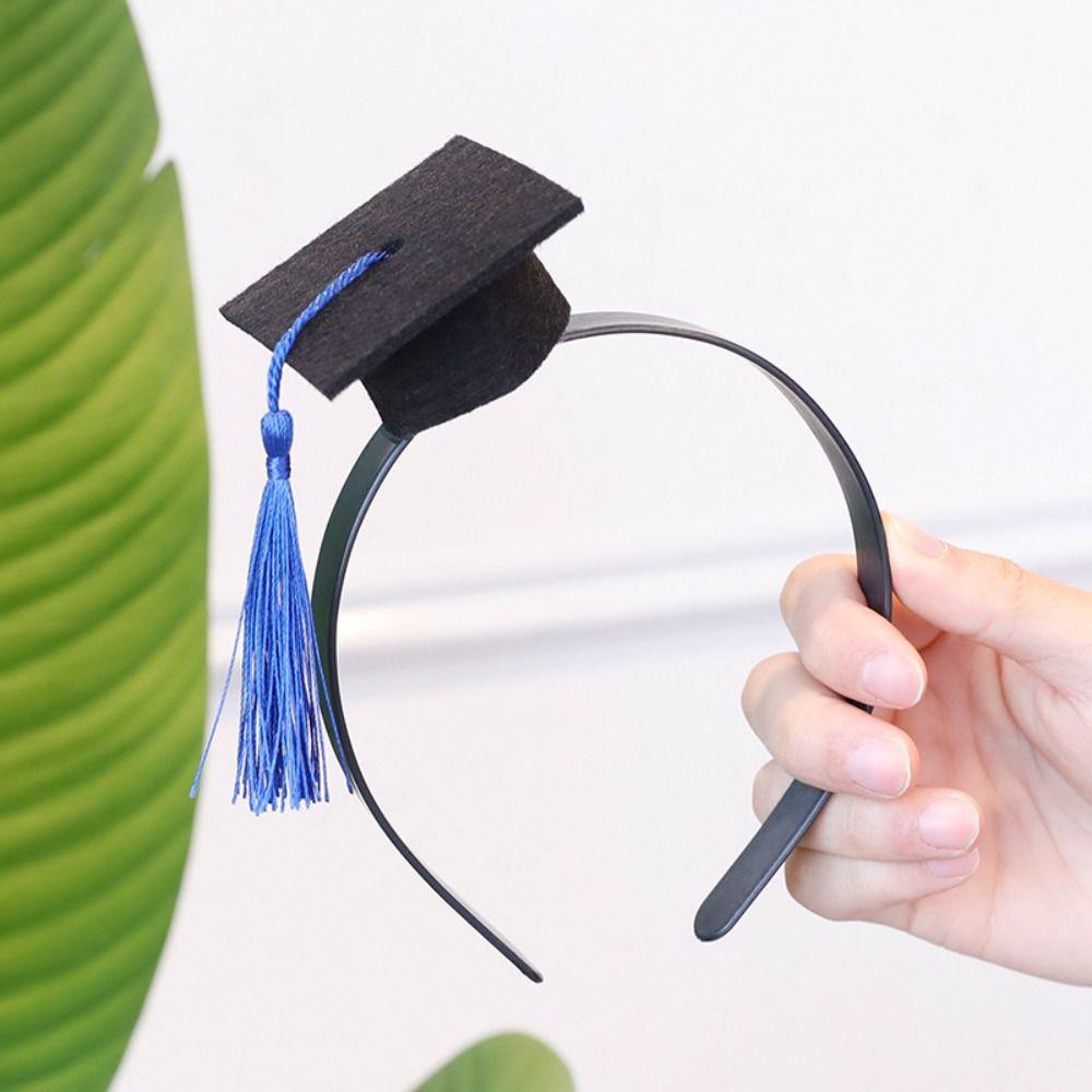 Small Graduation Hat Mini Bachelor Hat Hairpin Graduation Headband  Graduate Photo Prop