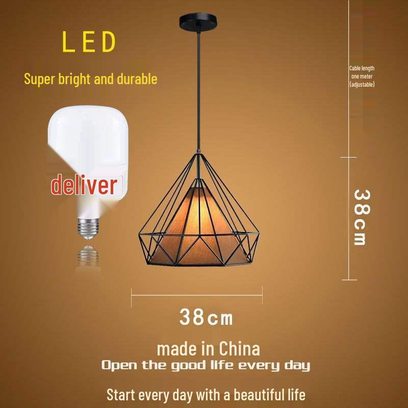 Influencer Friseursalon Retro-Kronleuchter mit Diamant-Dekoration für Friseursalon oder Milchteeladen