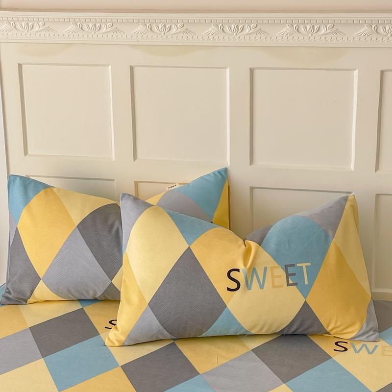 Cotton Thickened Pillowcase 48cm*74cm 2 Piece Beauty Floral Printing Pillow Case Cover For Bedroom