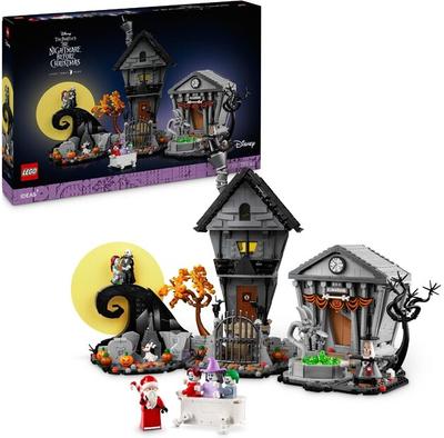 Set de construcție LEGO Ideas 21351 Disney: Orașul Halloween al lui Tim Burton