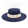 Hat Women'S Season Versatile Wool British Vintage French Celebrity Winter Felt Hat Hepburn Jazz Top Hat