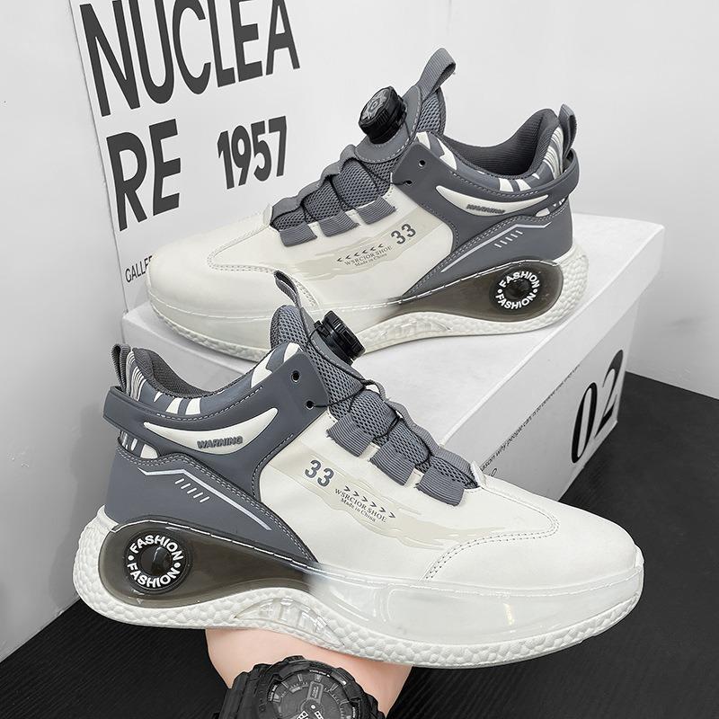 Fashion Trendy Men's Sports Running Shoes Designer New Rotating Buckle Comfortable Casual Sneakers Outdoor Basketball Shoes Tennis Shoe