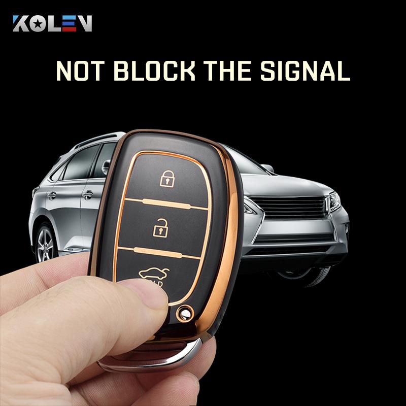 Fashion Tpu Car Remote Key Case Cover Shell For Hyundai Tucson Sonata Fe Creta Ix25 Ix35 Ix45 Solaris Elantra Accent I10 I20 I30