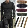Men Outdoor Hiking Sports Waistband Canvas Buckle Belt Adjustable