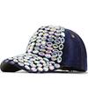 Women's Fashion Diamond-encrusted Summer Baseball Cap Trendy Travel Sunshade Casual Hat Sunscreen Hat Personalized Outdoor Hat