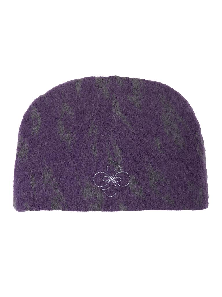 HERETIC Heretic Leopard Mohair Beanie / Purple