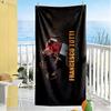 Football Player Celebration Beach Towel Super Soft Microfiber Quickdry Fabric Comfortable Lightweight