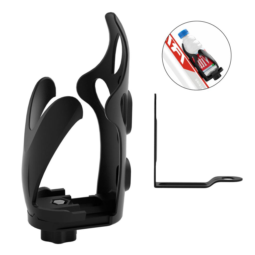 Motor Adjustable Handlebar Cup Holder Bottle Mount Bracket Black B For Scooter