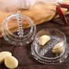 Ginger Garlic Grater Bowl Press Multipurpose Grinding Crusher Kitchen Tool for Wasabi Dining