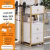 Salon Tool Cabinet with Universal Wheels: Perfect for Haircuts, Dyeing, and Perming