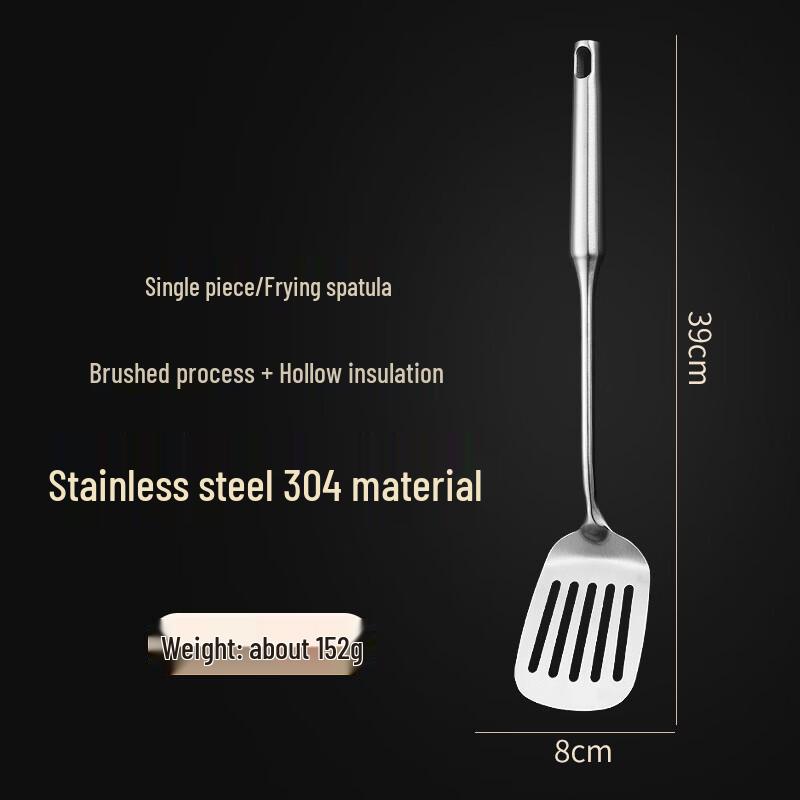 

Wutuo 304 Stainless Steel Long-Handle Kitchen Utensil 2-Piece Set
