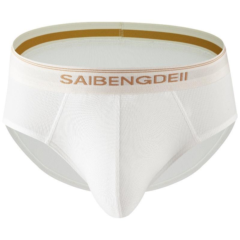 Men's Thin Breathable Sexy Triangle Underwear Men's Solid Color Simple Shorts