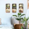 Simple Realistic 3D Niche Green Plants Bedroom, Living Room, Entrance Decoration Wall Sticker for Beautifying The Wall