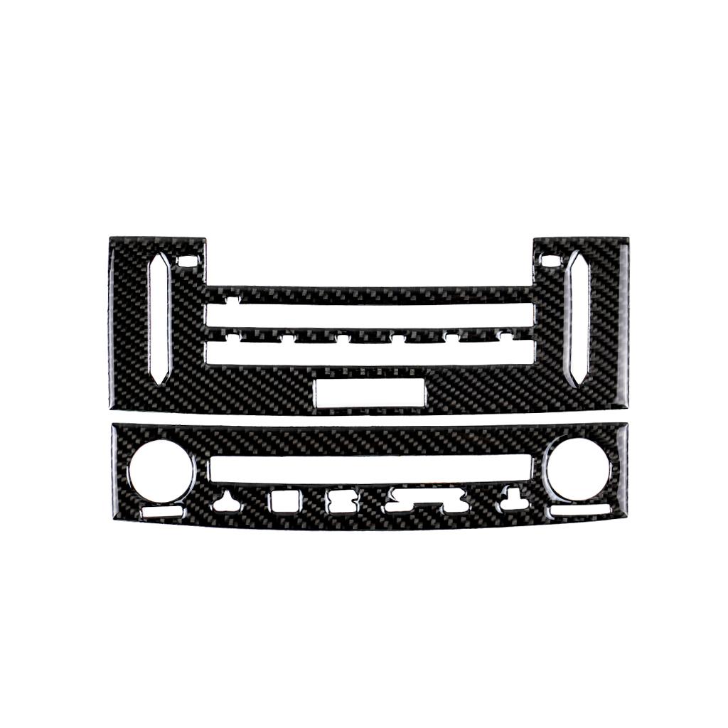 For Lexus IS250 2013- Carbon Fiber Air Conditioning CD Control Panel Trim Cover Car Interior Decoration Accessories