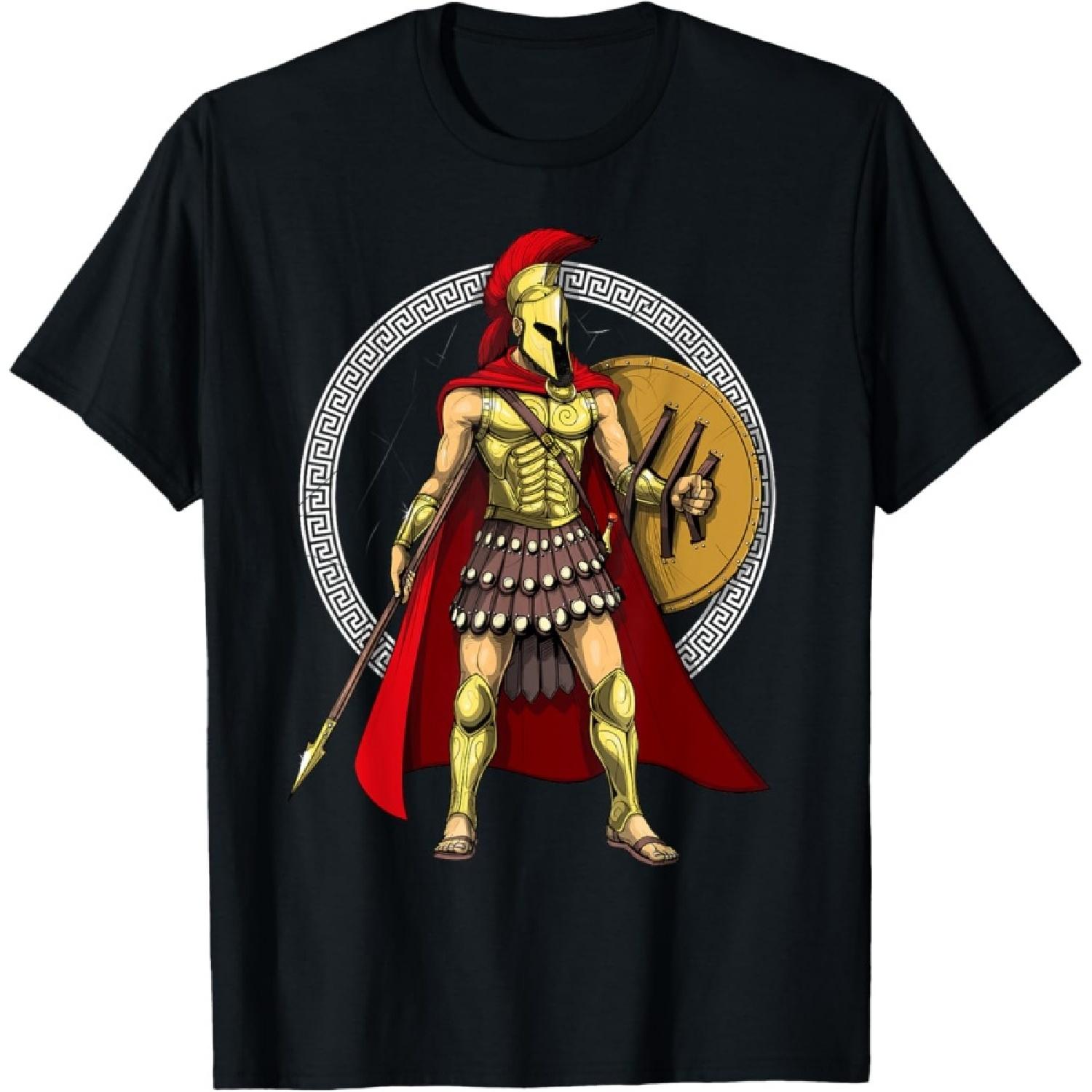 Футболка «Спартанский воин» Древнегреческая мифология Римская история S