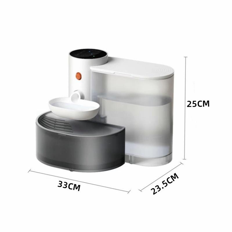 

Фонтан для воды для кошек с гравитационным наклоном и системой автоматической фильтрации English Version