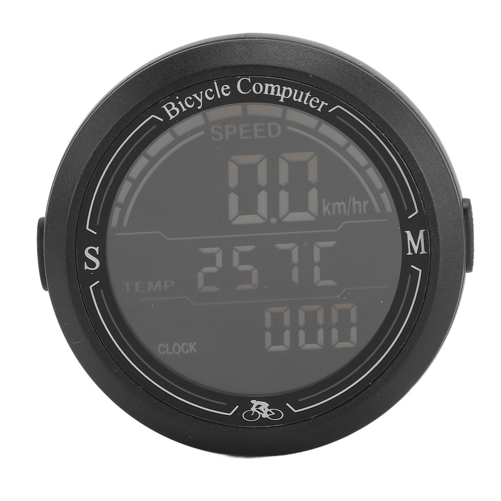 Cyklistický tachometr Sledování v reálném čase Svítící Multifunkční cyklopočítač Odometer pro jízdu na kole