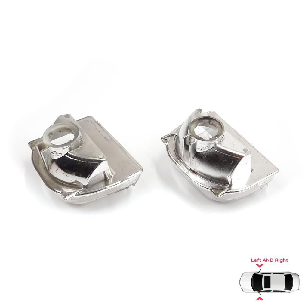 BSP1245 Seitentür Außenspiegel Weiß Klares Blinkerglas Links Rechts für Mercedes Sprinter MK3 907 910 2018-On 9109064700 9109064600