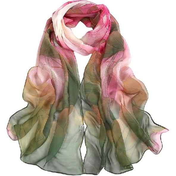 Chiffon Scarfs for Women Lightweight Scarf Shawl Fashion Scarves Sunscreen Shawls for Ladies