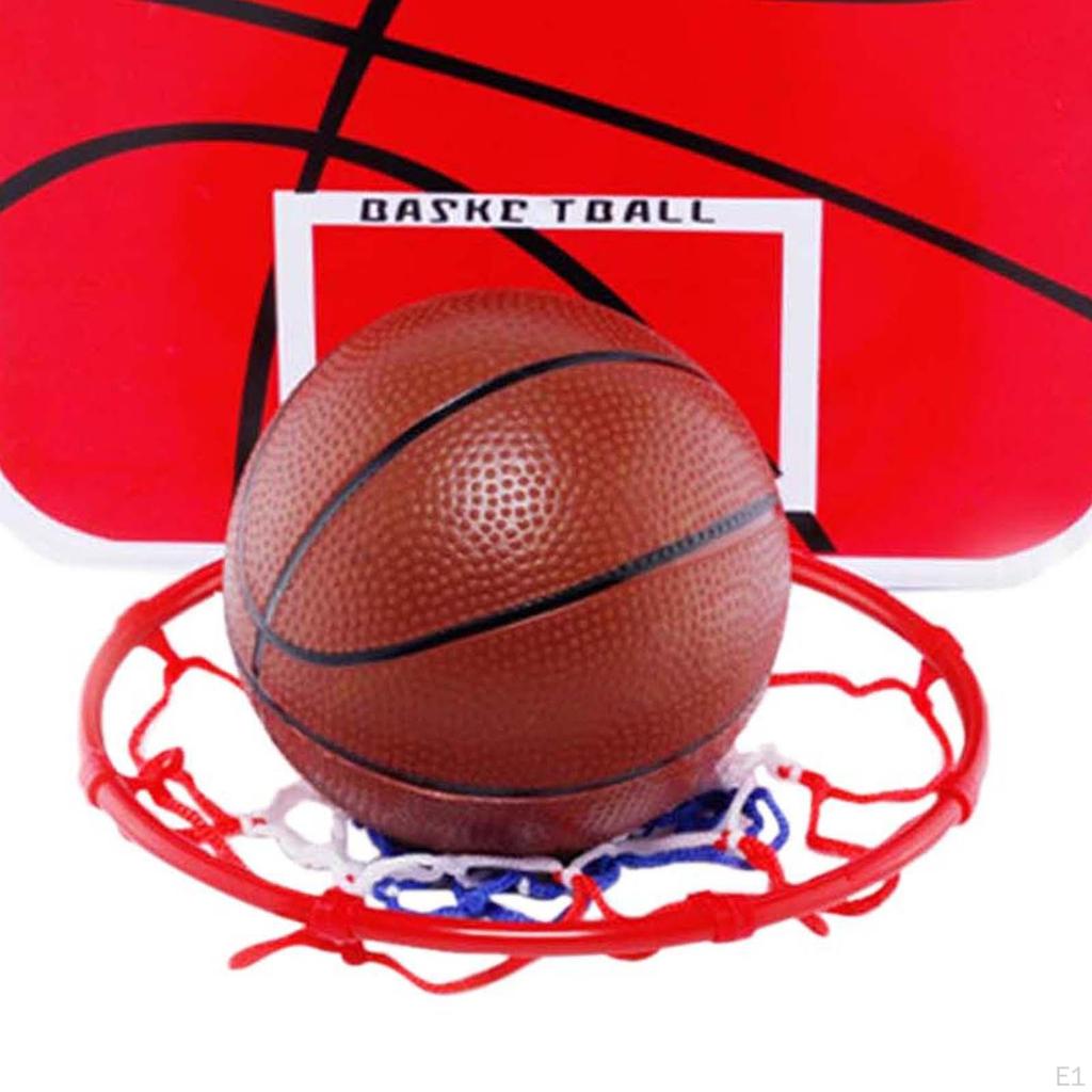 Basketball Hoop for Kids, Indoor Wall Mounted Toy with Ball, Net and Pump