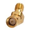 45 Degree Angle SMA Connector Gold Stable Connection Male to Female Connector Antenna Adapter Connector Coaxial Cables