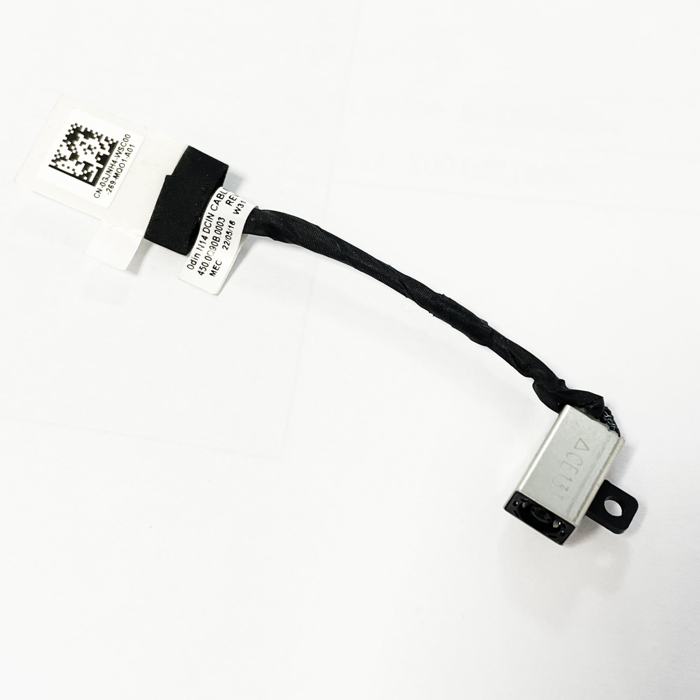 

MOQIAN DC Power Jack Charging Port Cable Replacement for Dell Odin N14 Inspiron 5425 5420 Series 0GJNH4 GJNH4 450.0Q90B.0002 450.0Q90B.0003