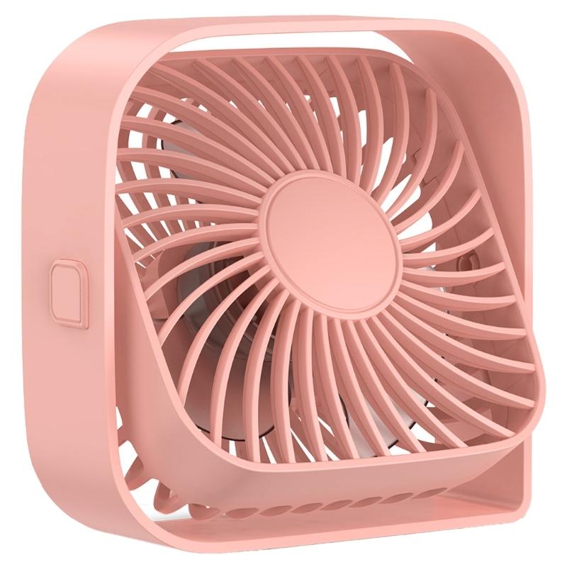 

Настольный вентилятор Электрический вентилятор Эффективное охлаждающее устройство ABS Texture Настольный вентилятор Электрический охлаждающий вентилятор для внутреннего и наружного использования розовый