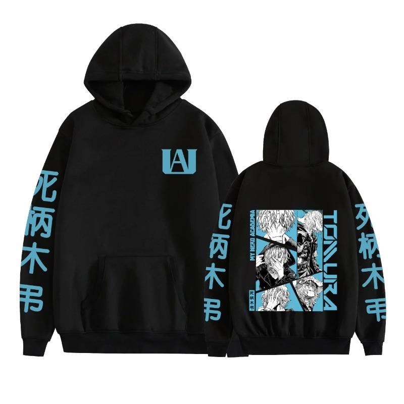 Kaminari Denki My Hero Academia Anime Autumn Winter Hoodie Clothes Bakugo Katsuki Pattern Sweatshirt Unisex Tops