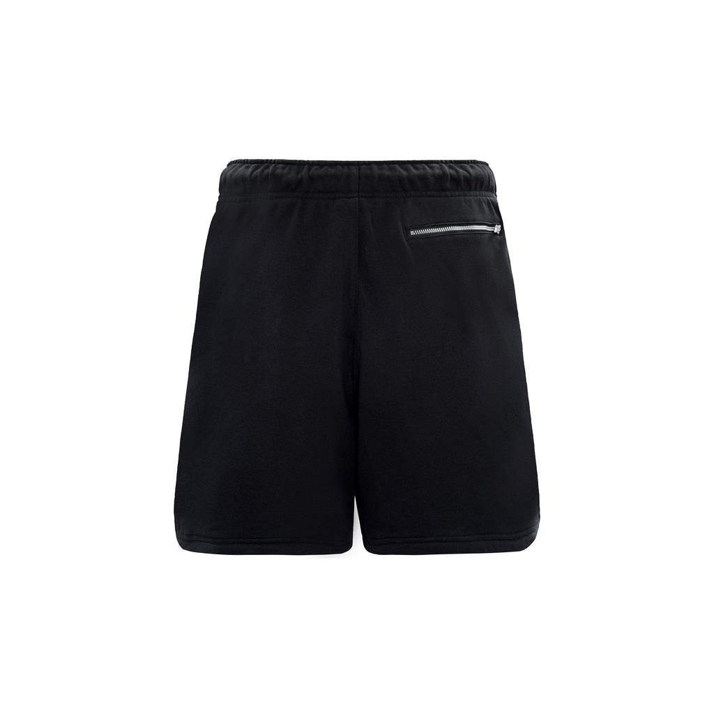 Jordan Essentials Logo Mid-Waist Cotton Casual Shorts V1 Men Bottoms Black DA9823-010