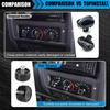3Pcs Upgraded Climate Control Knobs for Jeep Wrangler 1999-2006 Accessories,A/C Control Switch Button Heater Blower Temperature Fan Speed