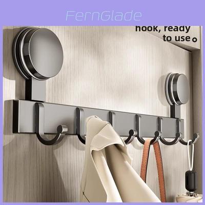 Space Aluminum Suction Cup Hook Set With Multiple Load Capacity For Bathroom And Home Storage