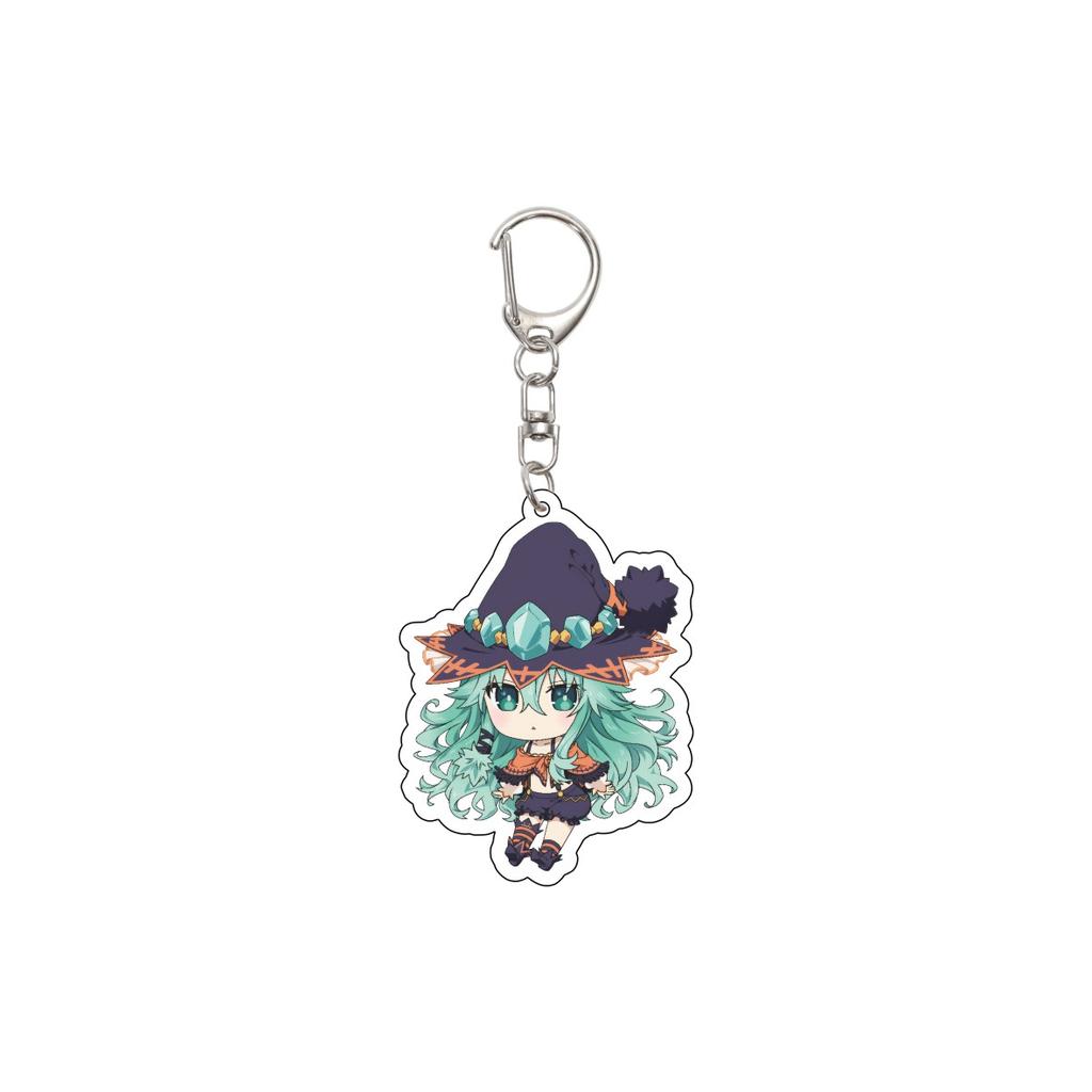 55MM Anime DATE A LIVE Keychain Itsuka Shido/Yatogami Tohka/Yatogami Tenka Key Chain Acrylic Model Plate Christmas Gifts