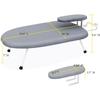 Tabletop Ironing Board 23.6" L X 14''W X 7''H with Removable Sleeve Board - Folding Legs Cotton Cover Travel Countertop Iron Board
