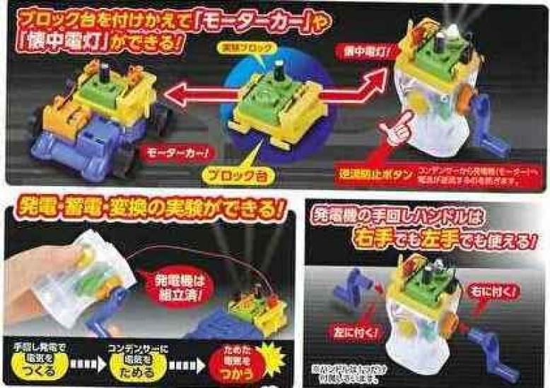 Use of electricity Ecomobile with solar cell Power storage and energy conversion experiment generation,