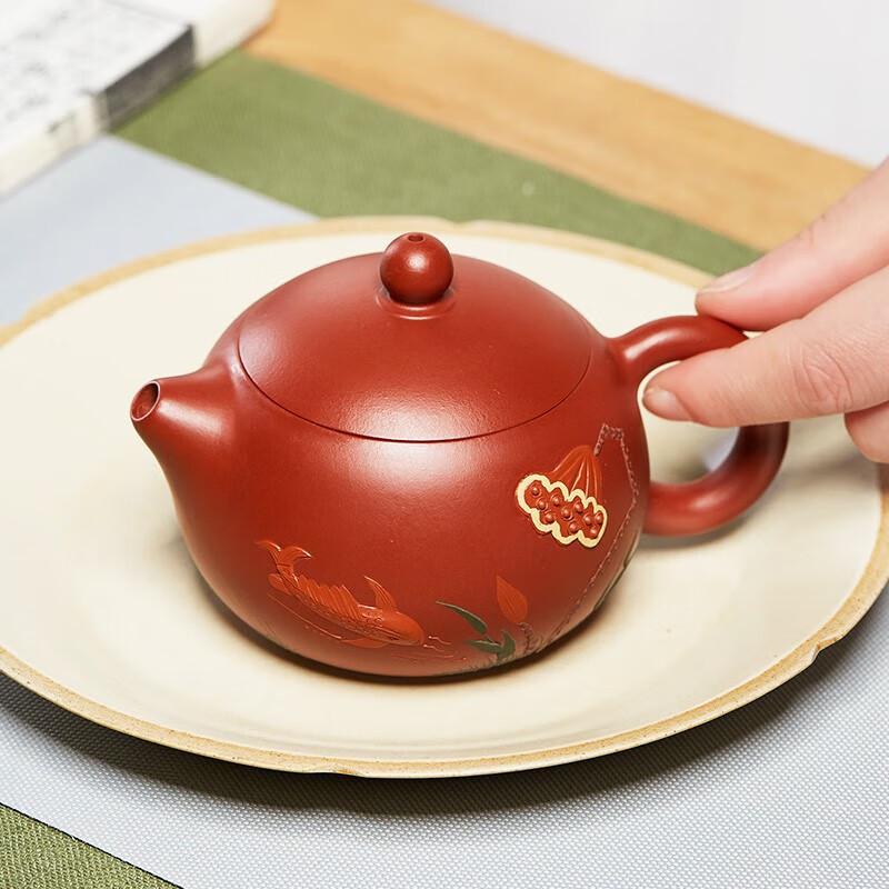 Handmade Yixing Zisha Lotus Pod Xishi Teapot