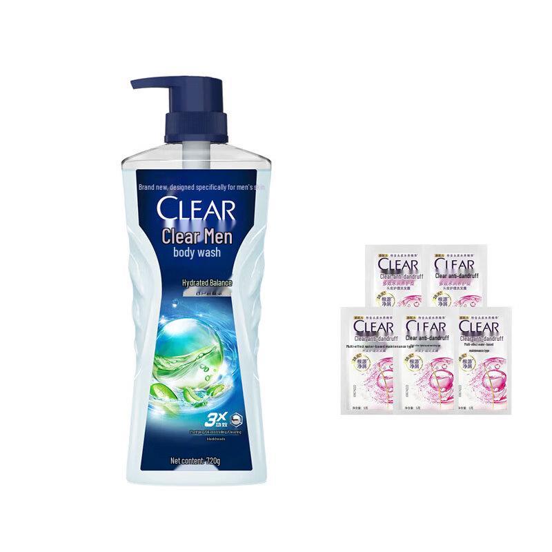 

Clear Men Balancing Oil Control Shower Gel with Shampoo Sachets
