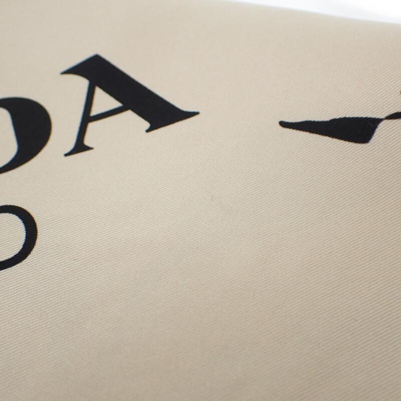 PRADA  1FF004 scarf Quartz/Beige pink silk Women