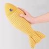 Fish Shaped Cat Toy Linen Material Contains Catnip Chew Toy  Cat Supplies