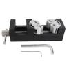 Small Vise Clamp Dual Jaw Design Heavy Duty Self Adjusting Drill Press Vise for Crafts Jewelry Making Repair